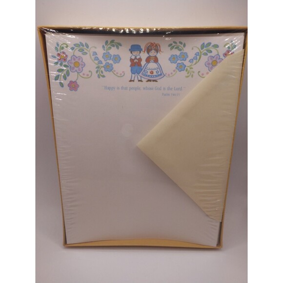 2) 25 Vintage Letter Sheets & 15 Envelopes "Bible Text" "Lighthouse" Stationary - Picture 8 of 11